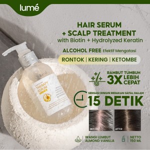 Serum Rambut lume Scalp Hair Therapy Serum Netto 150 ml